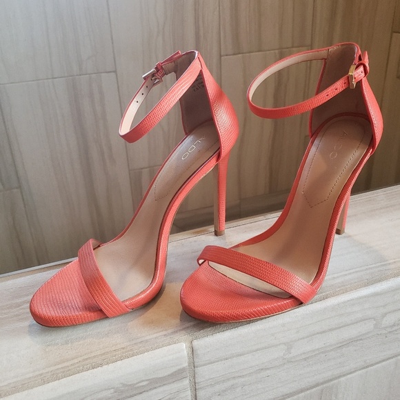 Aldo Shoes - Orange Aldo Heels